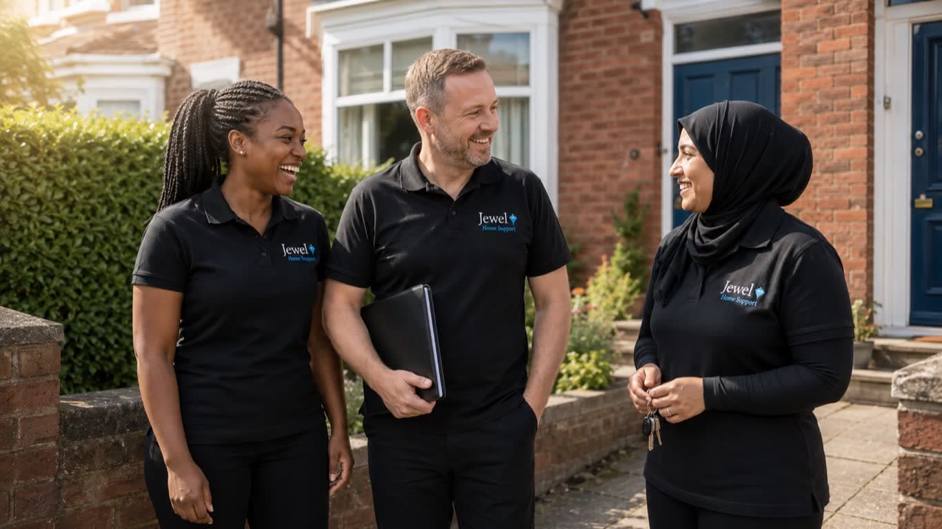 A Jewel Home Support care worker